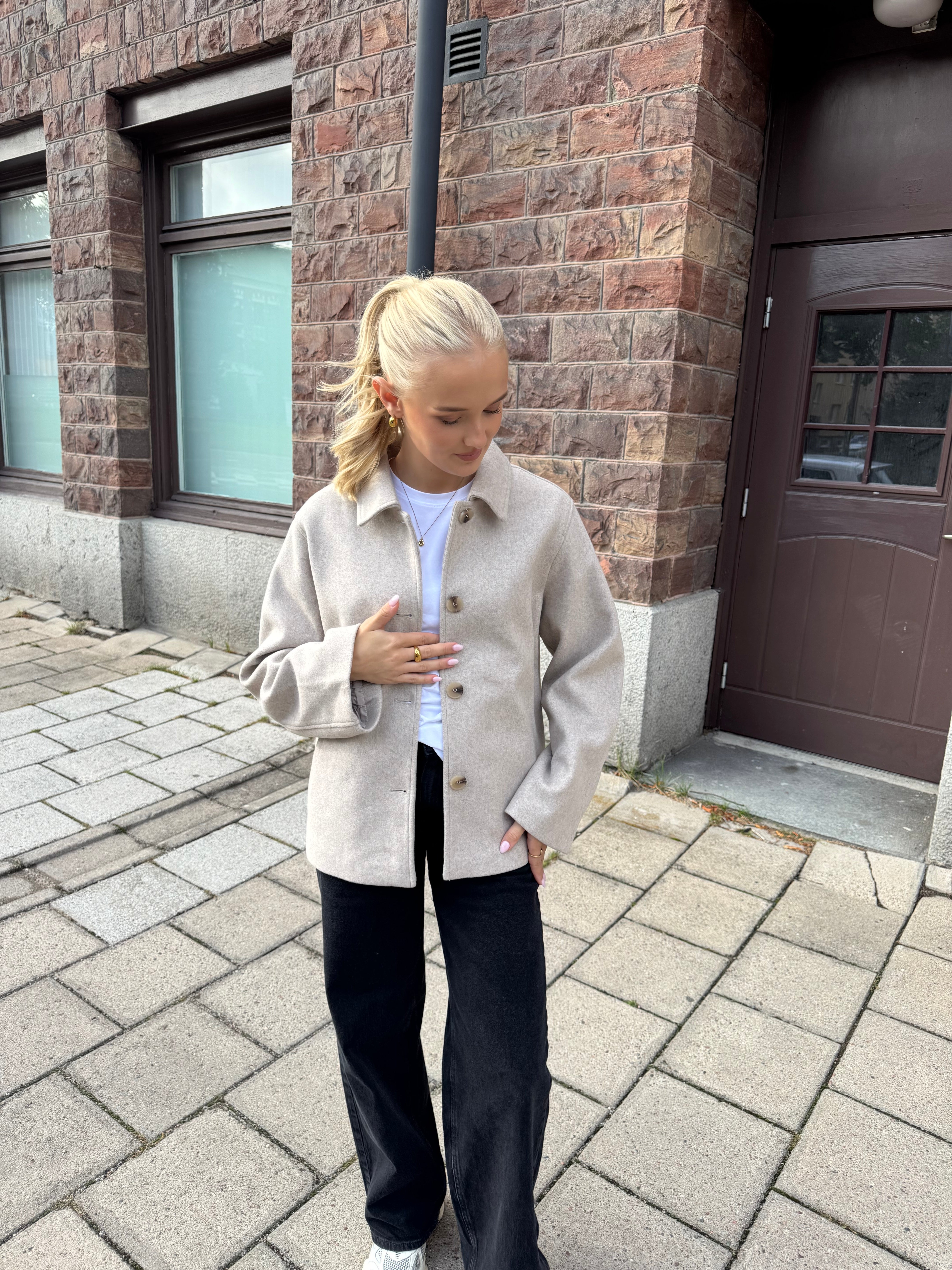 VICLAUDIA Jacket - Natural Melange